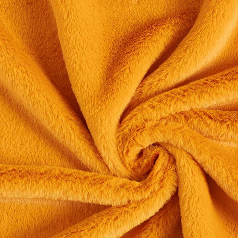 Upholstery Fabric Faux Fur – curry yellow,  image number 1