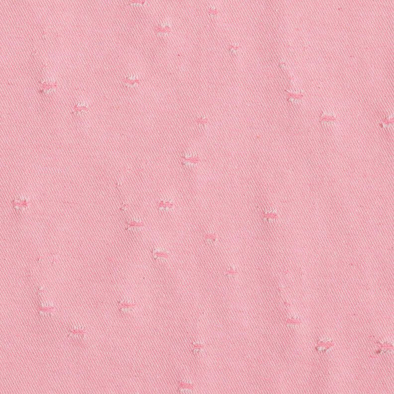 Denim cotton mix distressed look – pink,  image number 4