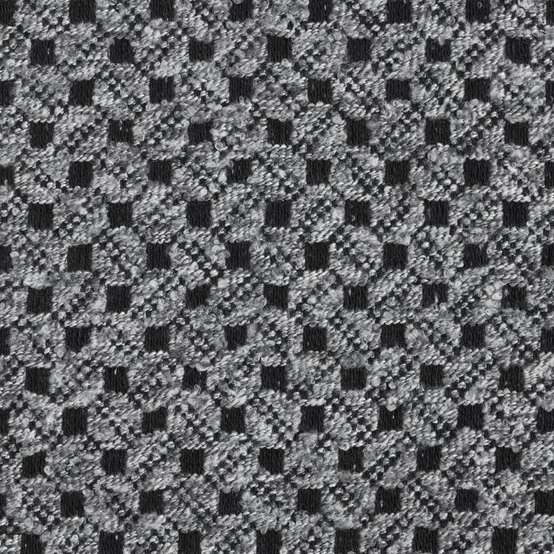Boxes Coating Fabric – light grey/black,  image number 1