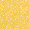 Cotton Poplin irregular stars – mustard,  thumbnail number 1