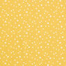 Cotton Poplin irregular stars – mustard,  thumbnail number 1