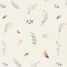 Cotton Jersey tendrils and feathers Digital Print – offwhite,  thumbnail number 1