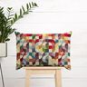 Decor Fabric Tapestry Fabric retro shapes – light beige/carmine,  thumbnail number 6