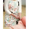 Decor Fabric Half Panama Sewing machine – light beige/salmon,  thumbnail number 5