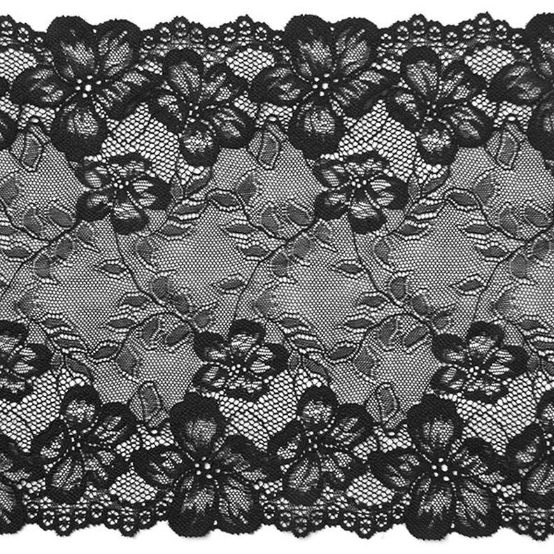 Stretch Lace Hera [220 mm] - black,  image number 1