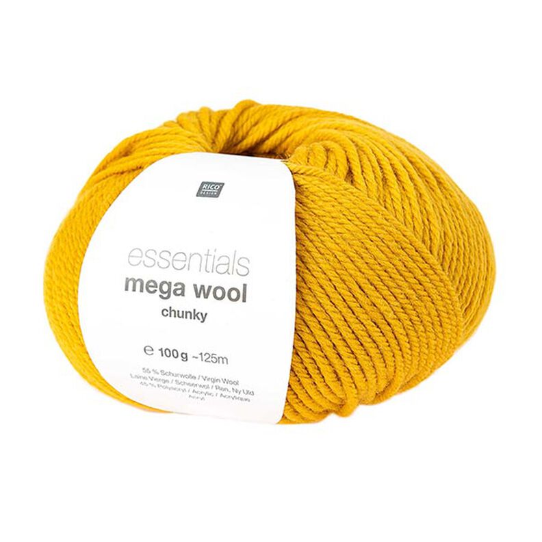 Essentials Mega Wool chunky | Rico Design – mustard,  image number 1