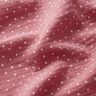 Double Gauze/Muslin Polka Dots – dusky pink/white,  thumbnail number 2