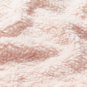 Faux Fur Teddy Fabric – light pink, 