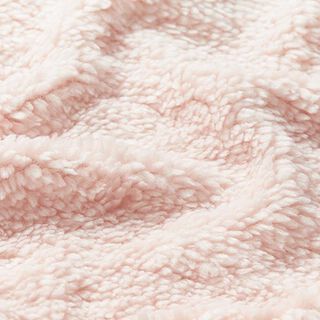 Faux Fur Teddy Fabric – light pink, 