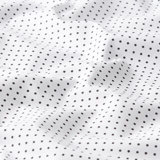 Cotton Poplin Little Dots – white/black, 