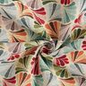 Decor Fabric Tapestry Fabric Colourful Fans – light beige/blue | Remnant 50cm,  thumbnail number 3