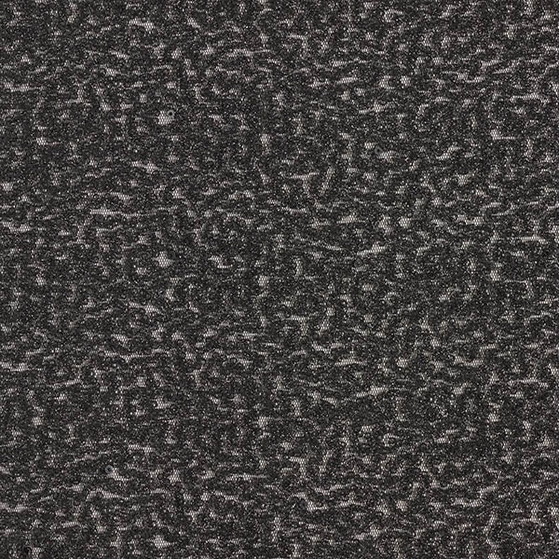 wavy lines sequin fabric – black,  image number 1