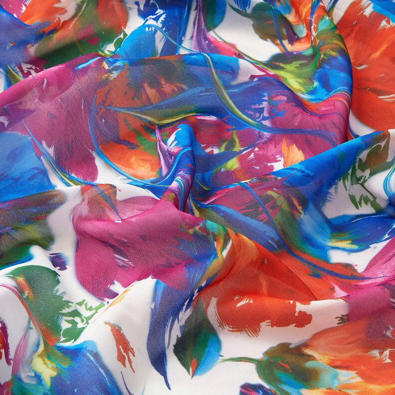 Chiffon Tropical Flowers,  image number 2