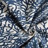 Decor Fabric Half Panama fine corals – navy blue/natural,  thumbnail number 3