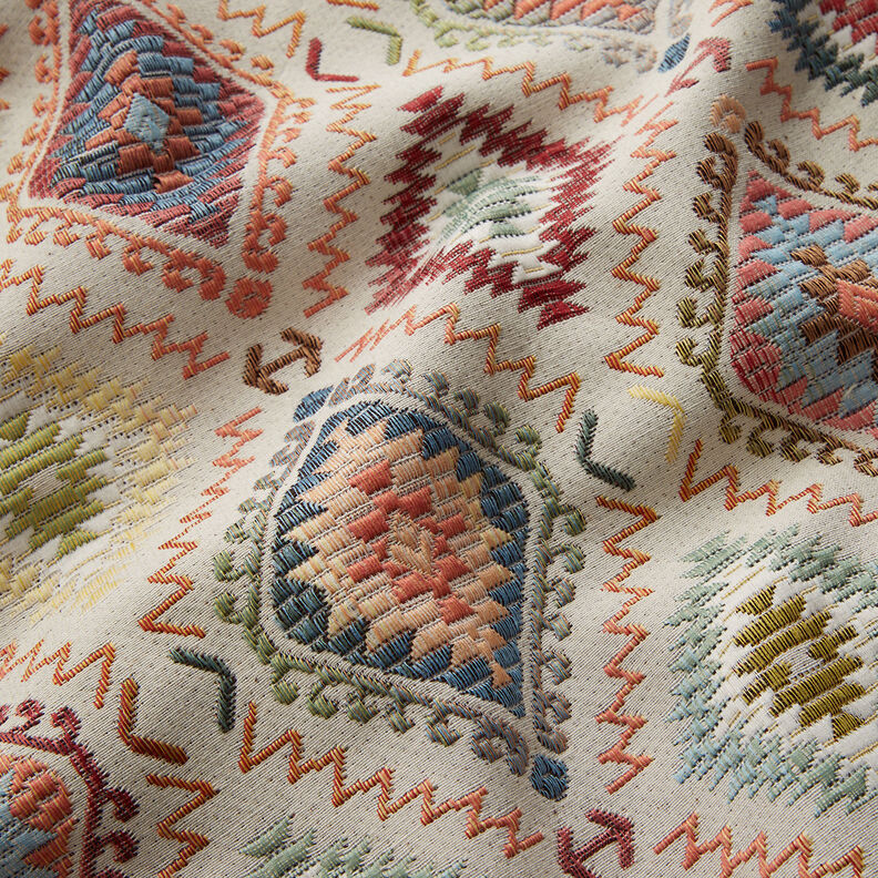 Decor Fabric Jacquard Indian carpet – light beige,  image number 2