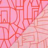 Cotton voile Town | Nerida Hansen – pastel violet/fire red,  thumbnail number 4