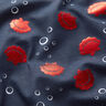 Cotton Jersey Shells Metallic – blue-black/red,  thumbnail number 3