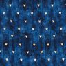 Cotton Jersey golden hearts | Glitzerpüppi – indigo,  thumbnail number 1