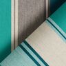 Outdoor Fabric Canvas Blurred Stripes – blue spruce/greige,  thumbnail number 4