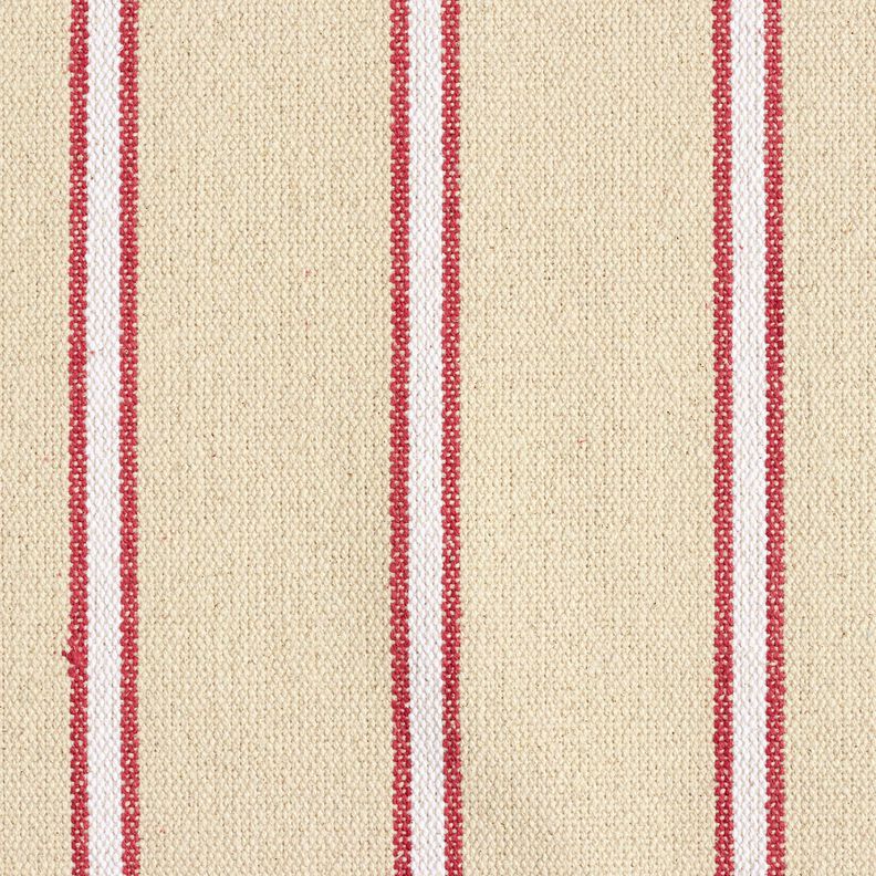 Woven Cotton rustic – carmine/natural, image number 1