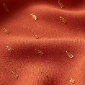 Glitter Droplets Viscose – terracotta, 