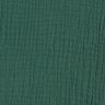 GOTS Triple-Layer Cotton Muslin – dark green,  thumbnail number 4