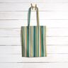 awning fabric Blurred Stripes – fir green/offwhite,  thumbnail number 8
