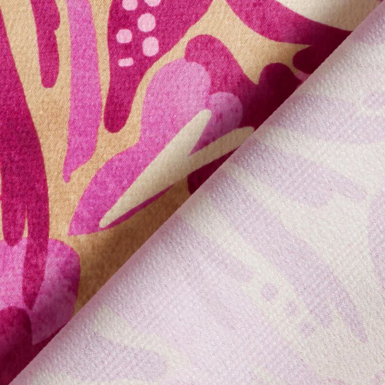 Satin crepe sea flowers – grape/pastel violet,  image number 4