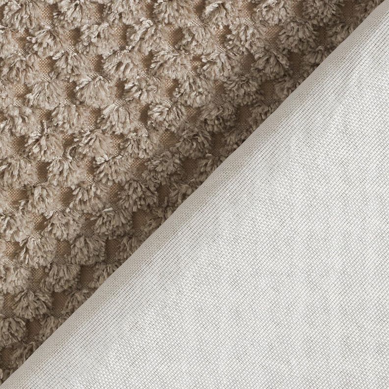 Upholstery Fabric soft structural pattern – taupe,  image number 3