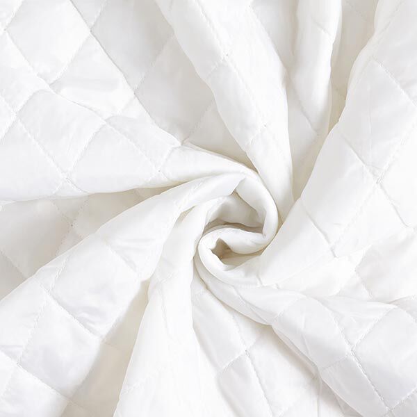 Quilted lining rhombus – white,  image number 4