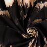viscose fabric water reflection  – black/light beige,  thumbnail number 3