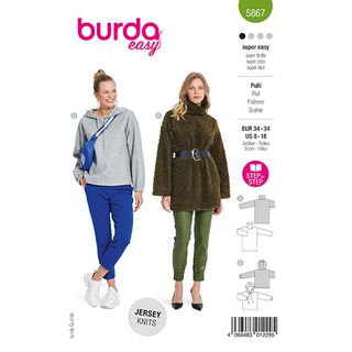Pullover | Burda 5867 | 34-44, 