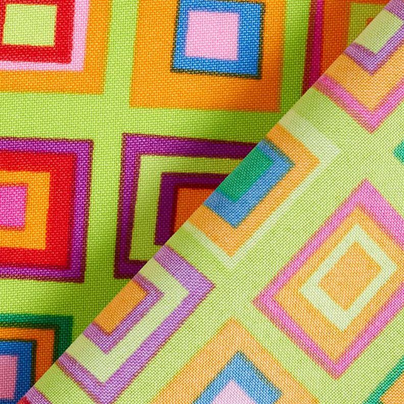 colourful boxes carnival fabric – neon yellow,  image number 4