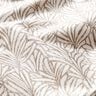 Coated Cotton abstract palm fronds &ndash; taupe/ivory,  thumbnail number 2
