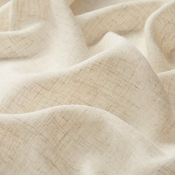 Curtain Fabric Voile Linen Look 300 cm – natural,  image number 2