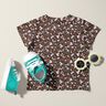 Cotton Jersey millefleurs – black brown,  thumbnail number 5