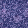 Cotton Poplin Eden | Nerida Hansen – navy blue/mauve,  thumbnail number 1