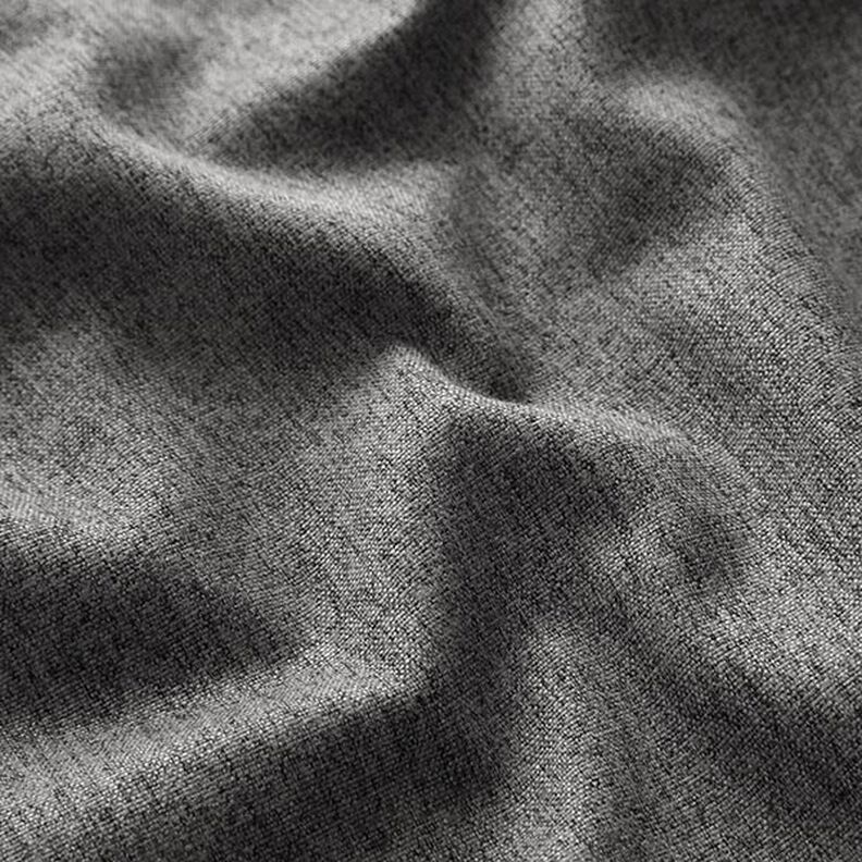 Fine melange upholstery fabric – dark grey,  image number 2