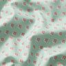 Cotton Poplin Mini spikes – pale mint/dark dusky pink,  thumbnail number 2