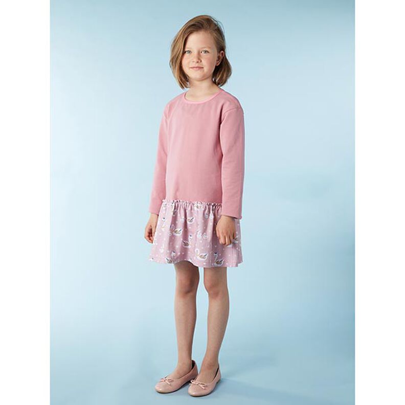 Light French Terry Plain – dark dusky pink,  image number 6