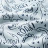 Brushed Sweatshirt Fabric  Dinosaurs Digital Print &ndash; light grey,  thumbnail number 2