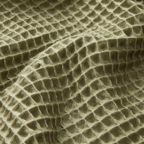 Waffle Piqué large honeycombs – light khaki, 