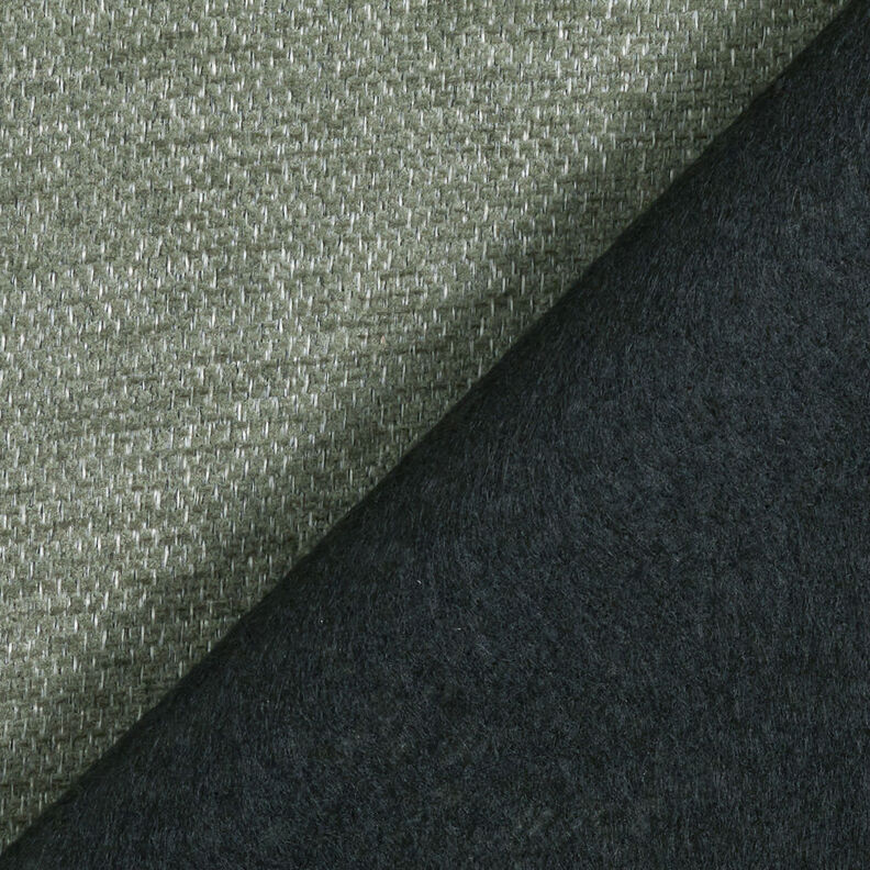 Upholstery Fabric Chenille Mottled – reed/silver grey, image number 3