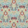 Decor Fabric Tapestry Fabric symmetrical tendrils – light beige/turquoise,  thumbnail number 1
