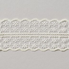 Voile Lace Seam Tape [48 mm] - off-white, 