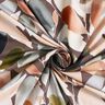 Cotton Jersey Watercolor flowers digital print – copper/pistachio,  thumbnail number 3