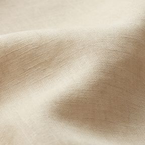Lightweight linen blend pre-washed – almond, 