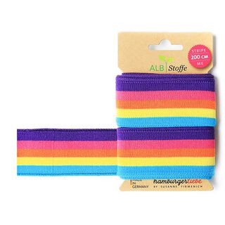 GOTS Organic Jacquard Trim STRIPE ME COLLEGE [200 cm | 3,5 cm] | Albstoffe | Hamburger Liebe, 