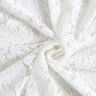 Floral motif fine lace fabric – white,  thumbnail number 5