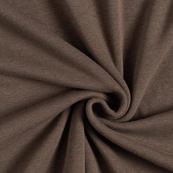 Alpine Fleece Comfy Sweatshirt Plain – medium brown,  image number 1